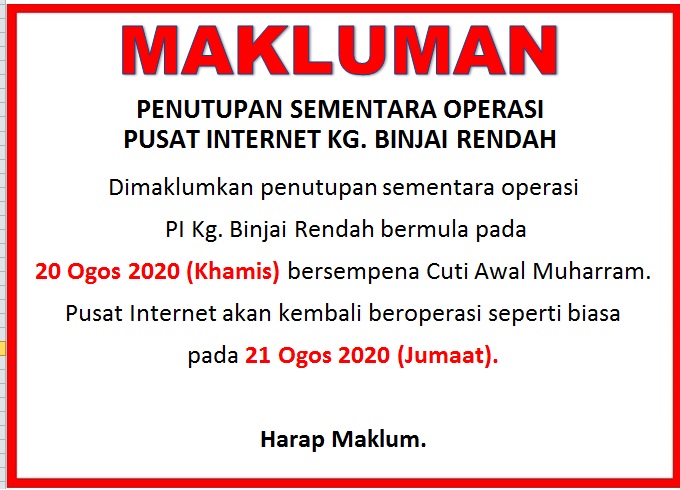 NOTIS AWL MUHARRAM