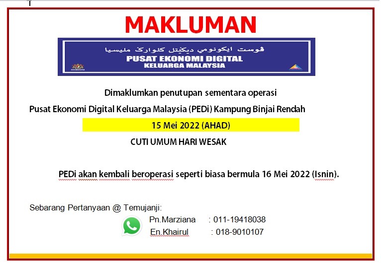 cuti wesak