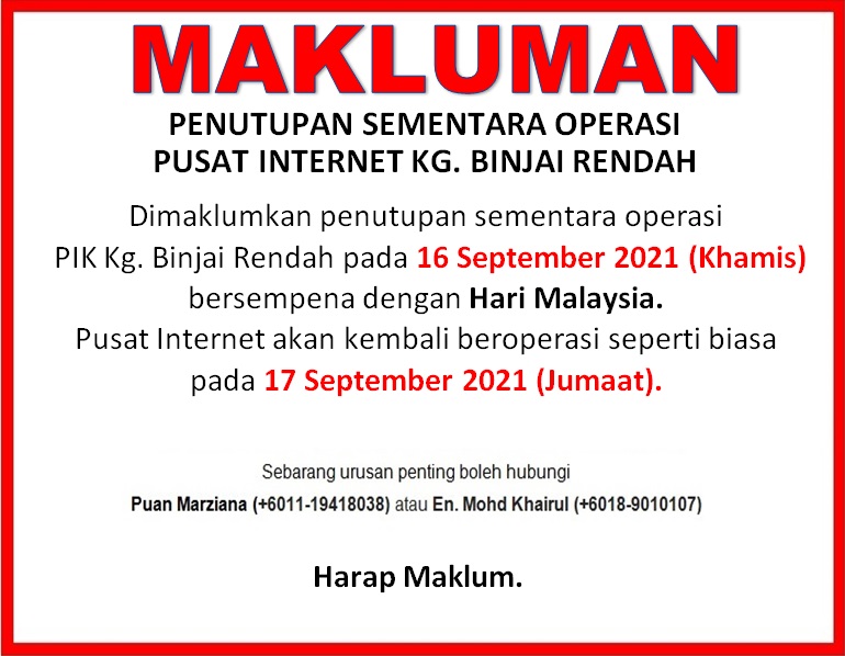 hari malaysia 2021